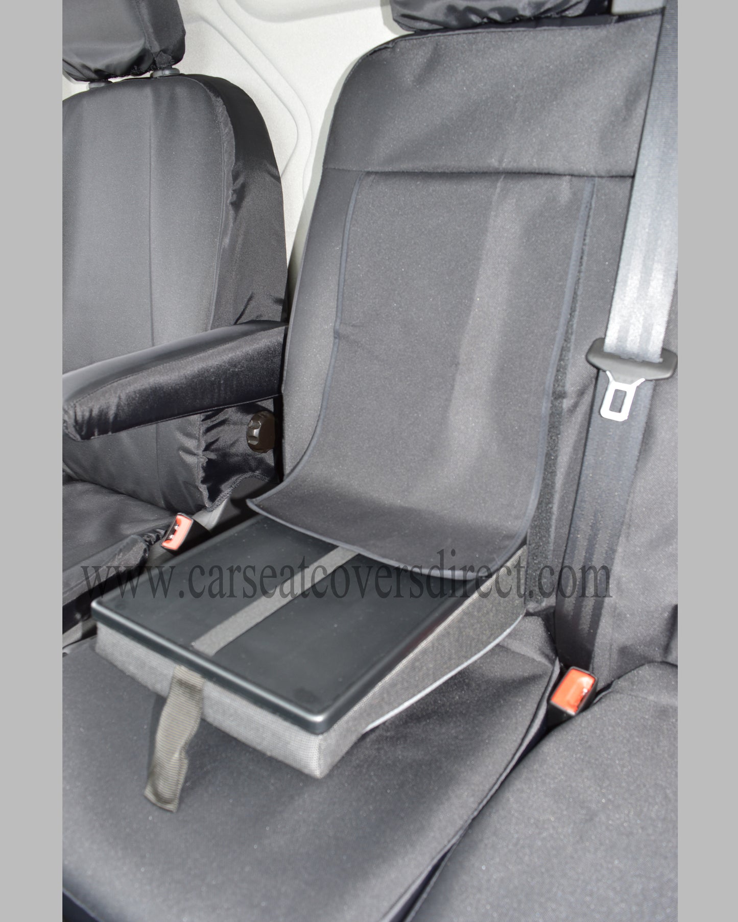 Ford Transit Tipper Seat Covers - Extra Heavy Duty Black Tailored (2014-Present)