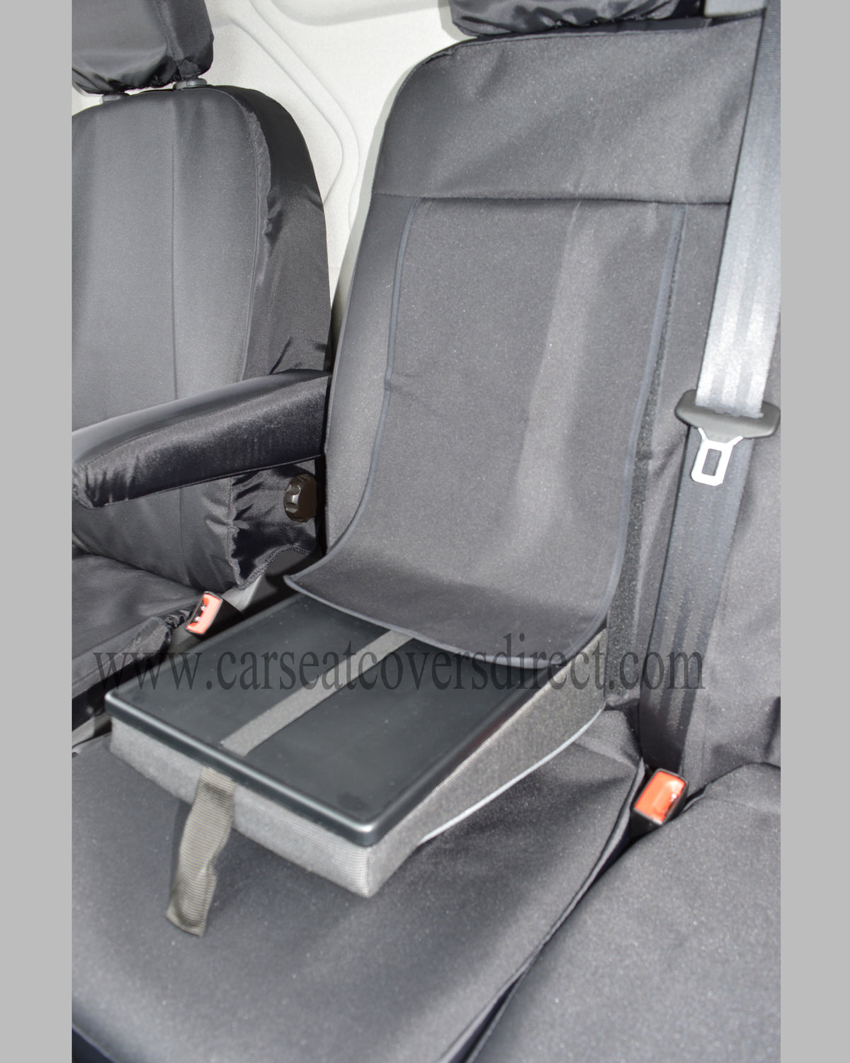 Ford Transit MWB Seat Covers - Extra Heavy Duty Black Tailored (2013-Present)