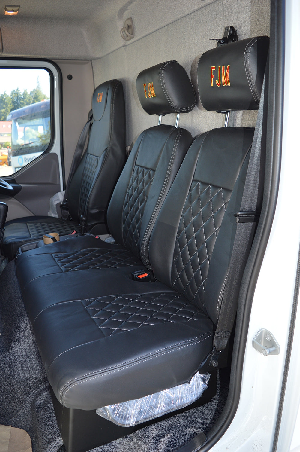 DAF LF Truck Tailored Seat Covers - Black