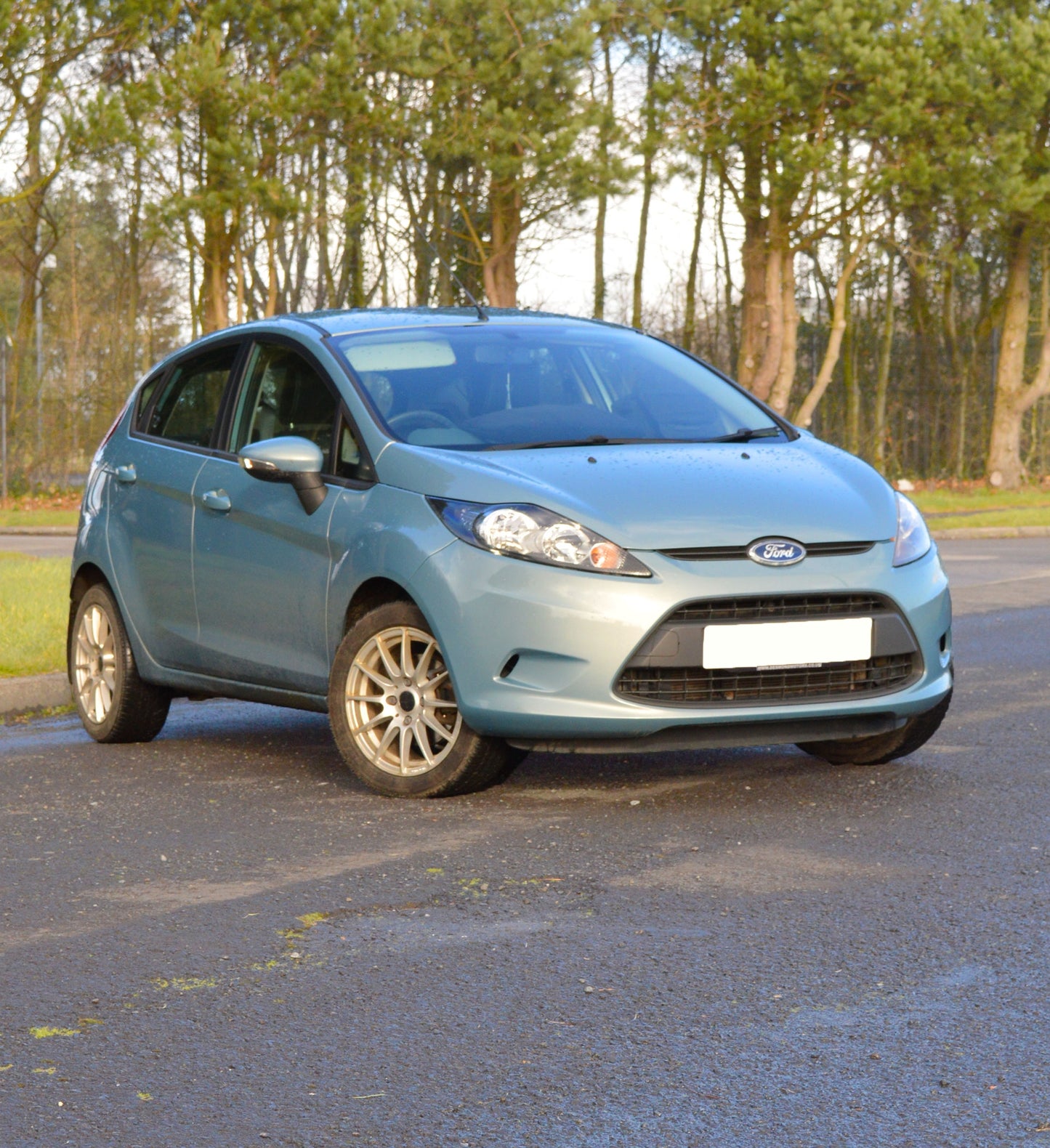 Ford Fiesta MK7 Seat Covers - Black Leatherette Reinforcing Double Top Stitching Full Set 5 Seats (2008-2017)