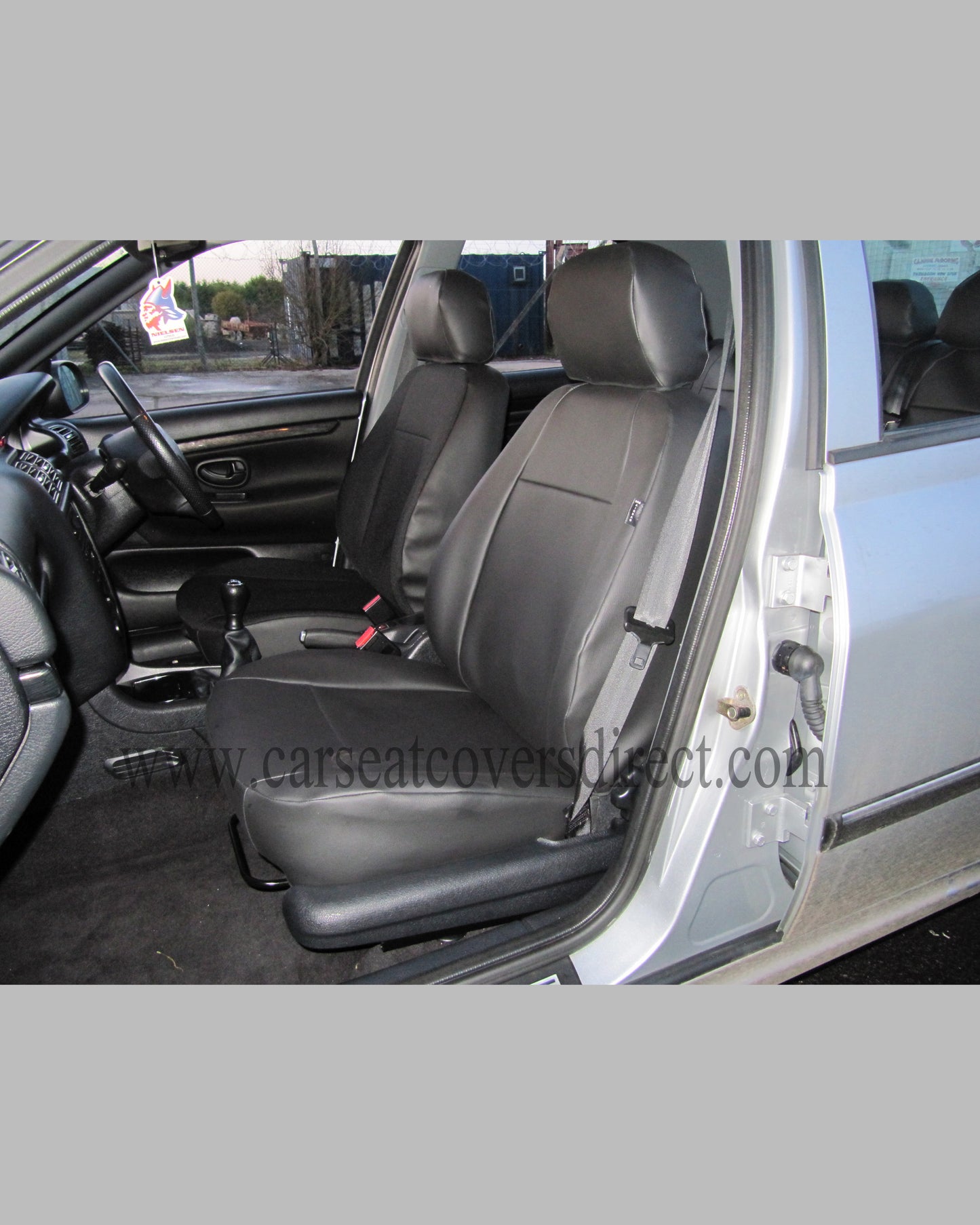 Peugeot 406 Black Leatherette Seat Covers