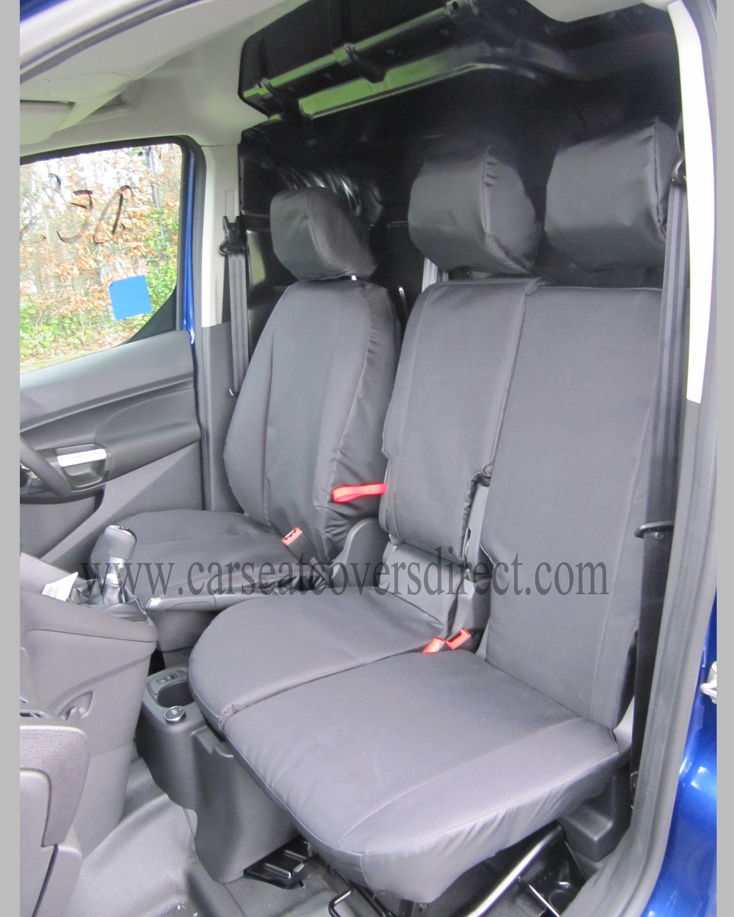 Ford Transit Connect MK2 Seat Covers - Extra Heavy Duty Black Tailored Van Seat Covers (2nd Generation 2014-Present)