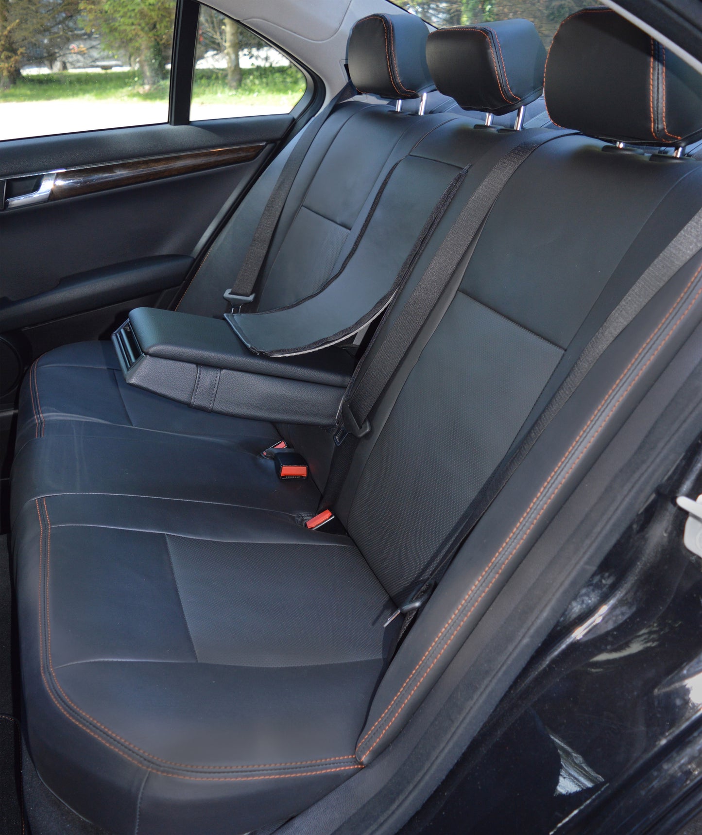 Mercedes Luxury Leatherette PrecisionFit Seat Covers for C-Class W204