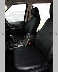 Land Rover Discovery Seat Covers - Black Leatherette (3rd Generation)