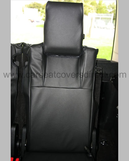 Land Rover Discovery Seat Covers - Black Leatherette (3rd Generation)