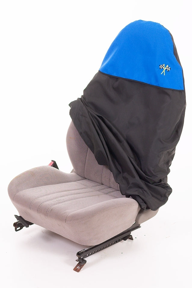 Single Seat Protector Racing Flag Logo - Available in different colours