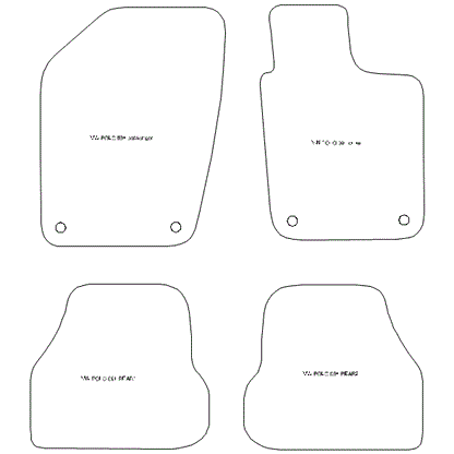 VOLKSWAGEN VW POLO (2010-present) Car Mats