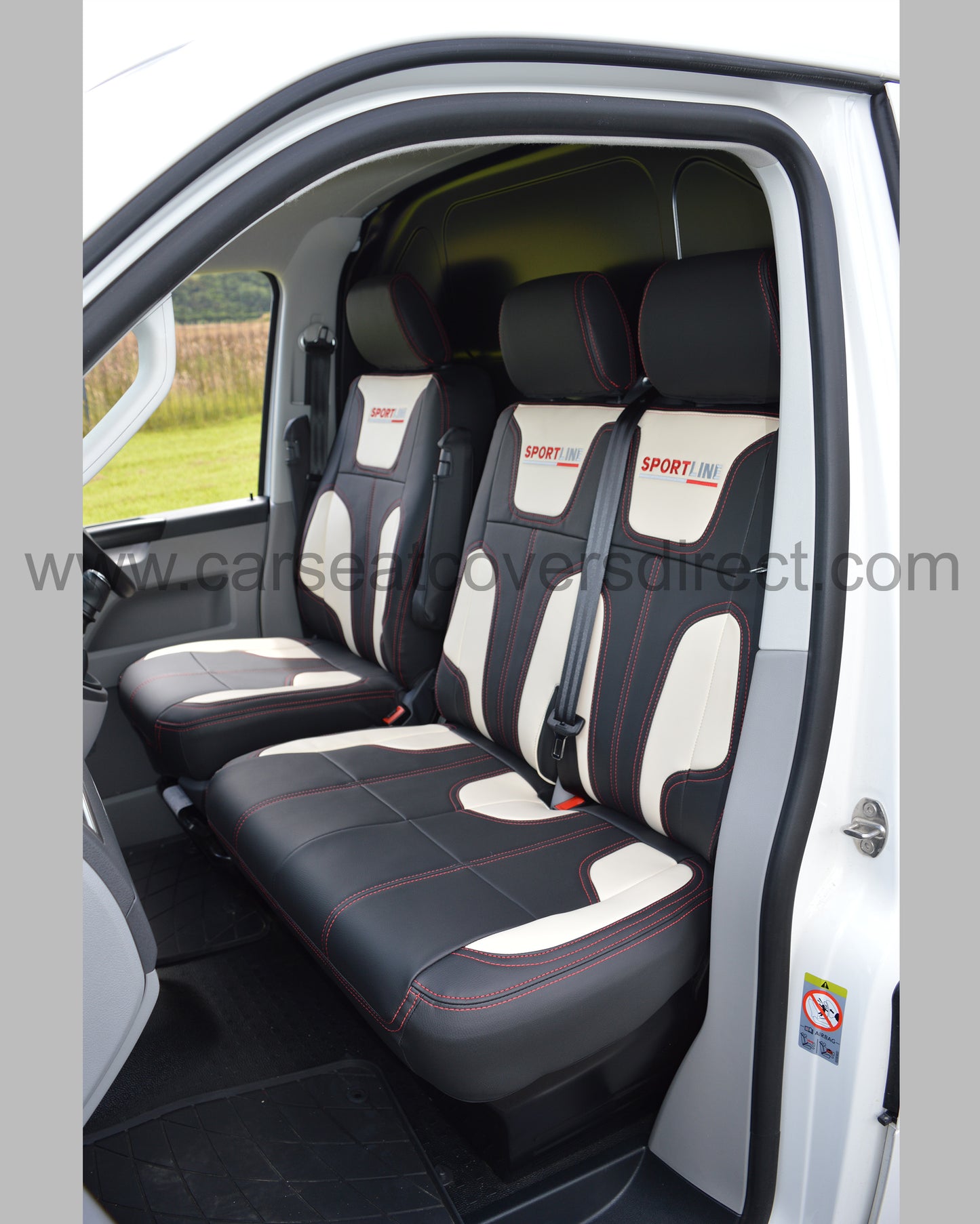 Volkswagen VW Transporter T5 & T6 Sportline Replica Leatherette Seat Covers