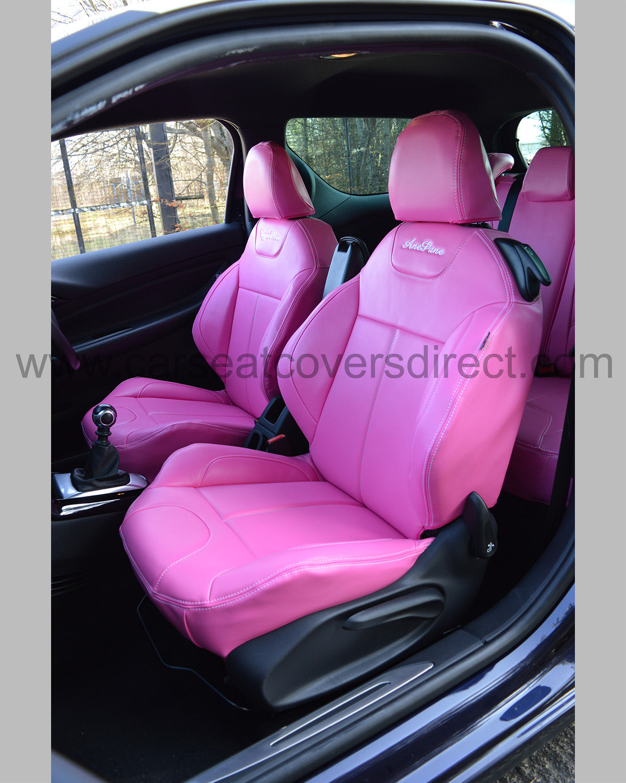 Citreon DS3 Seat Covers - Pink with Logos