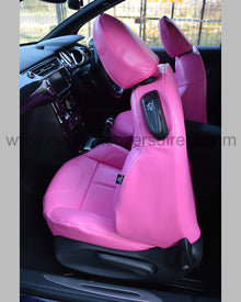 Citreon DS3 Seat Covers - Pink with Logos