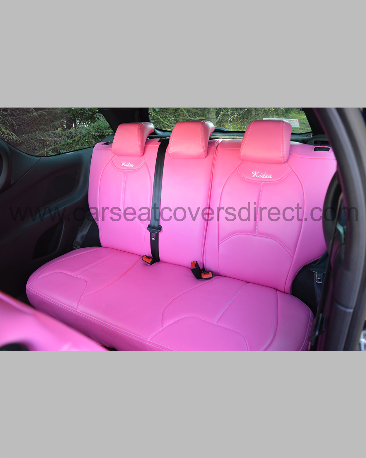 Citreon DS3 Seat Covers - Pink with Logos