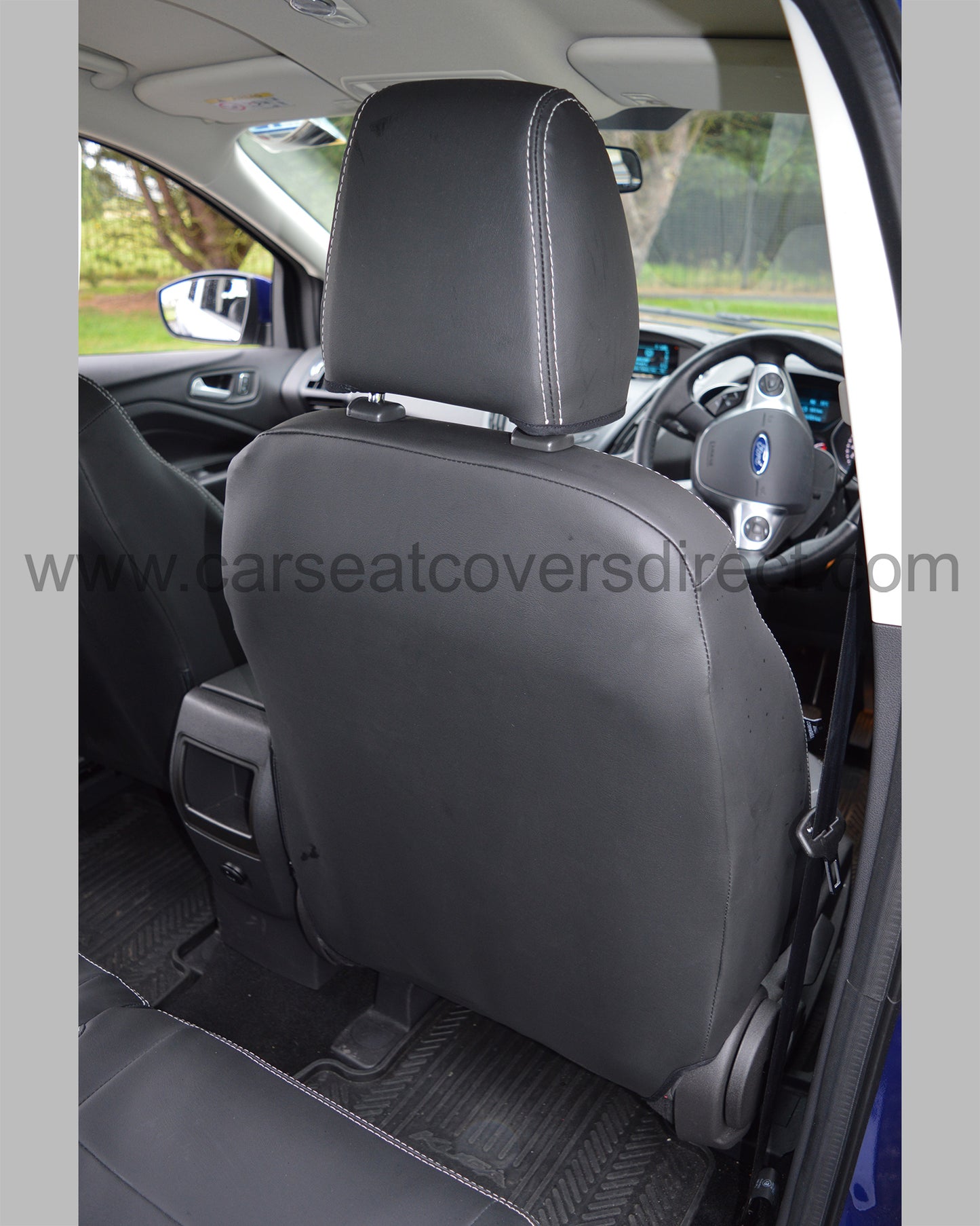 Ford Kuga Seat Covers - Black with Logos. 2nd Generation