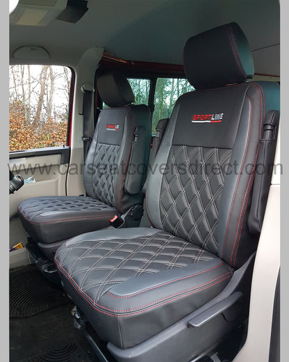 Volkswagen Transporter T5 & T6 Kombi  (5 Seats)  Black & Grey