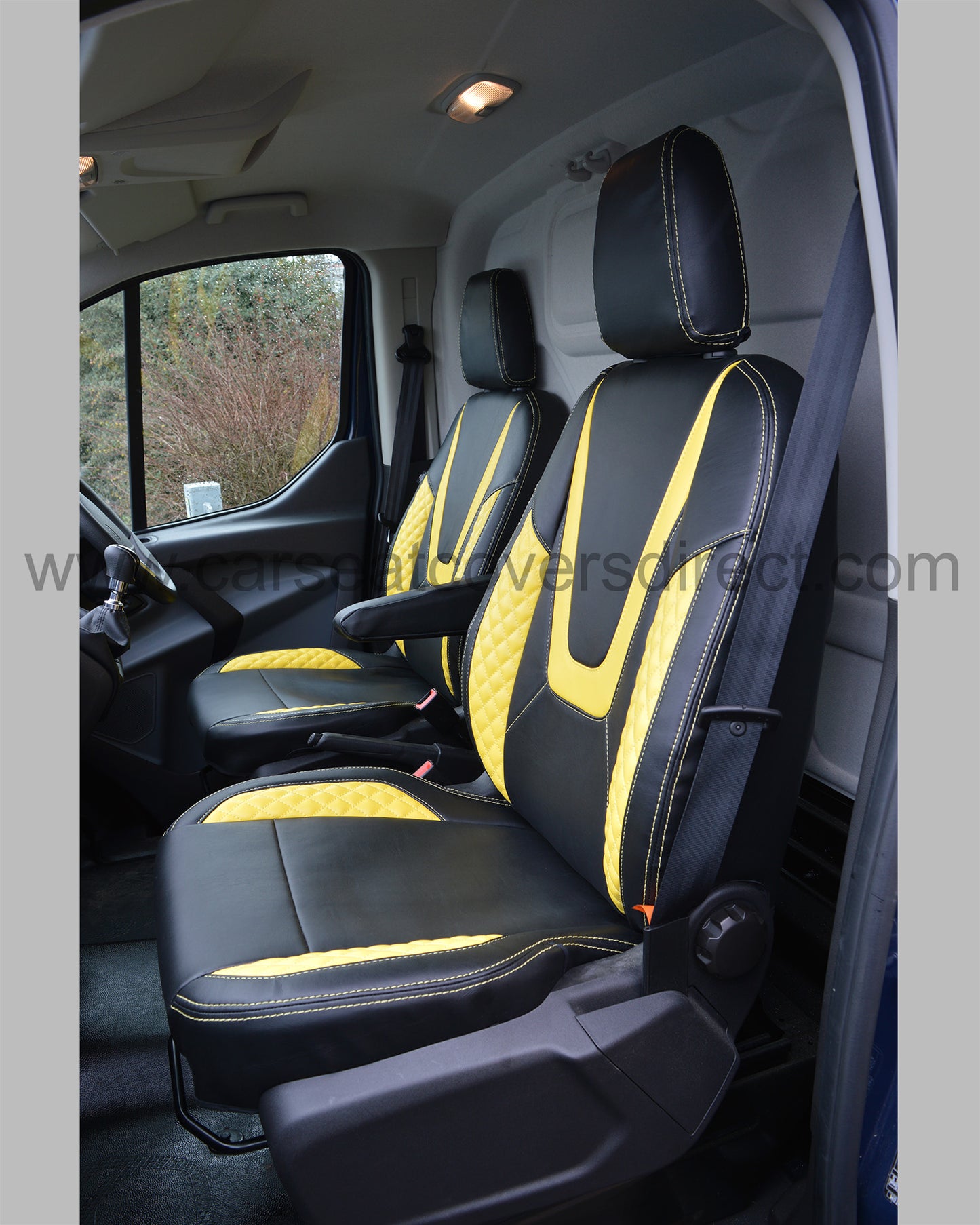 Ford Transit - Black With Yellow Diamond inserts