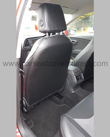 Seat Leon Seat Covers - Black with Cloth Centres (3rd Gen 2013-Present)