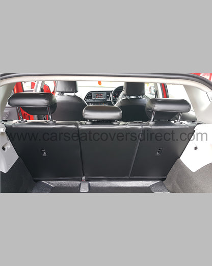 Seat Leon Seat Covers - Black with Cloth Centres (3rd Gen 2013-Present)