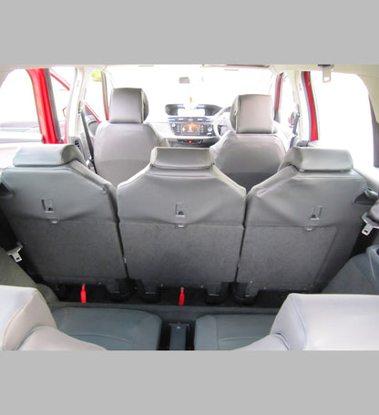 Citroen C4 Picasso Tailored Seat Covers - Charcoal leatherette with Logos (2013 - Present) 5 seater