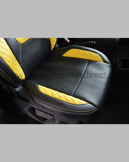 Ford Transit - Black With Yellow Diamond inserts