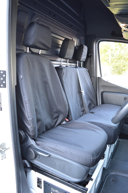 Heavy Duty Seat Covers for Mercedes Sprinter 2017+ | Guaranteed to Fit