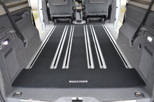 Volkswagen Multivan Tailored Rear Carpet Mat | Black with Multivan Logos | 2019–Present | Made to Order