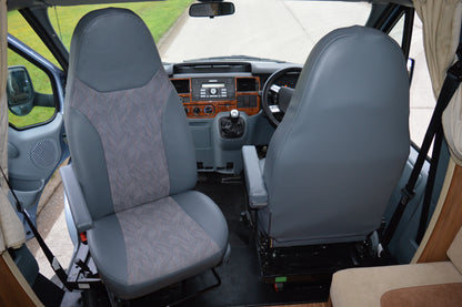 Burstner Nexxo Tailored Seat Covers – Ford Transit Motorhome | Handmade in UK