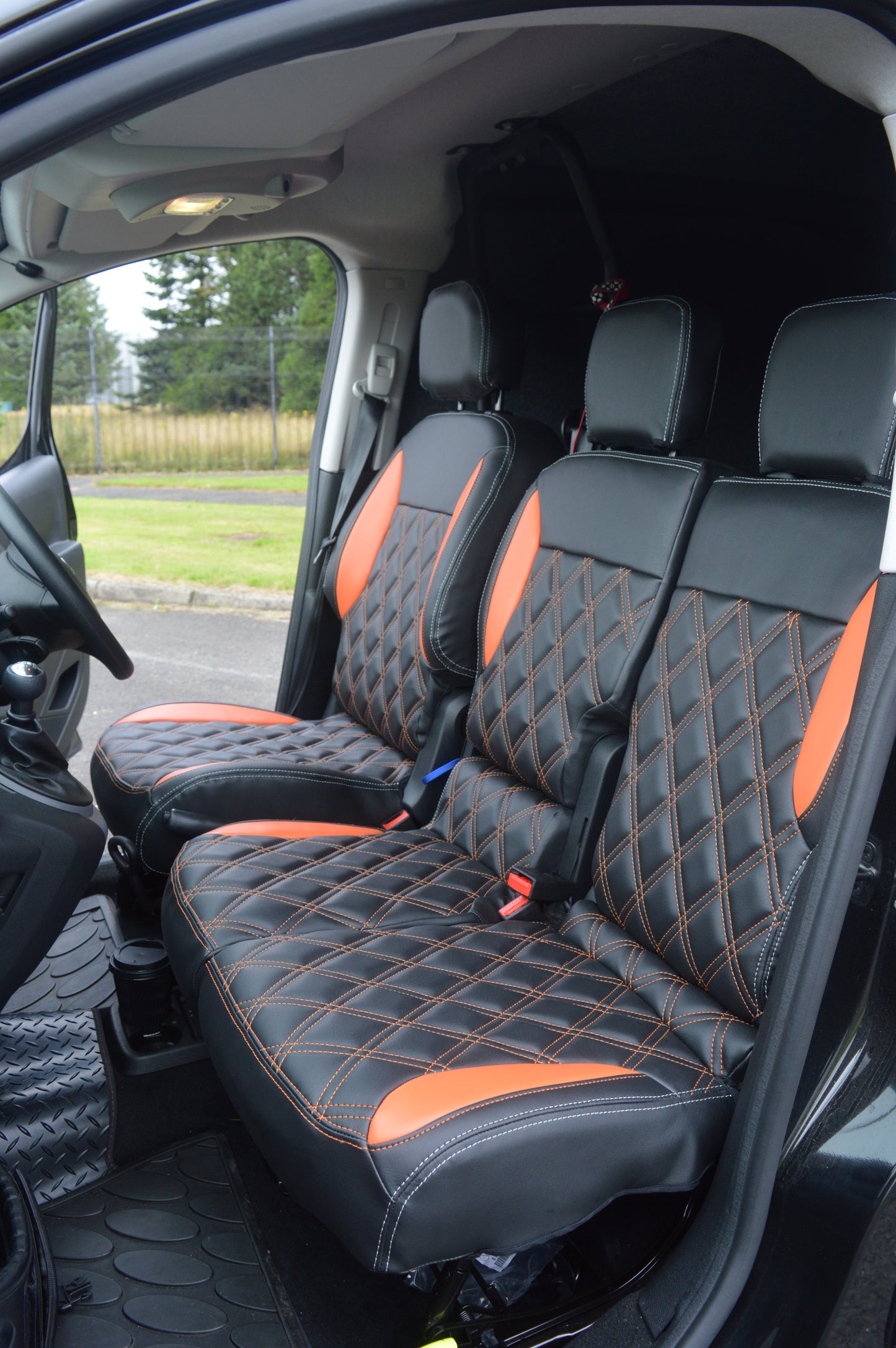 Citroën Berlingo Seat Covers (2008+) | Waterproof Diamond Quilted Leatherette | Custom Made to Order