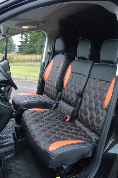Citroën Berlingo Seat Covers (2008+) | Waterproof Diamond Quilted Leatherette | Custom Made to Order