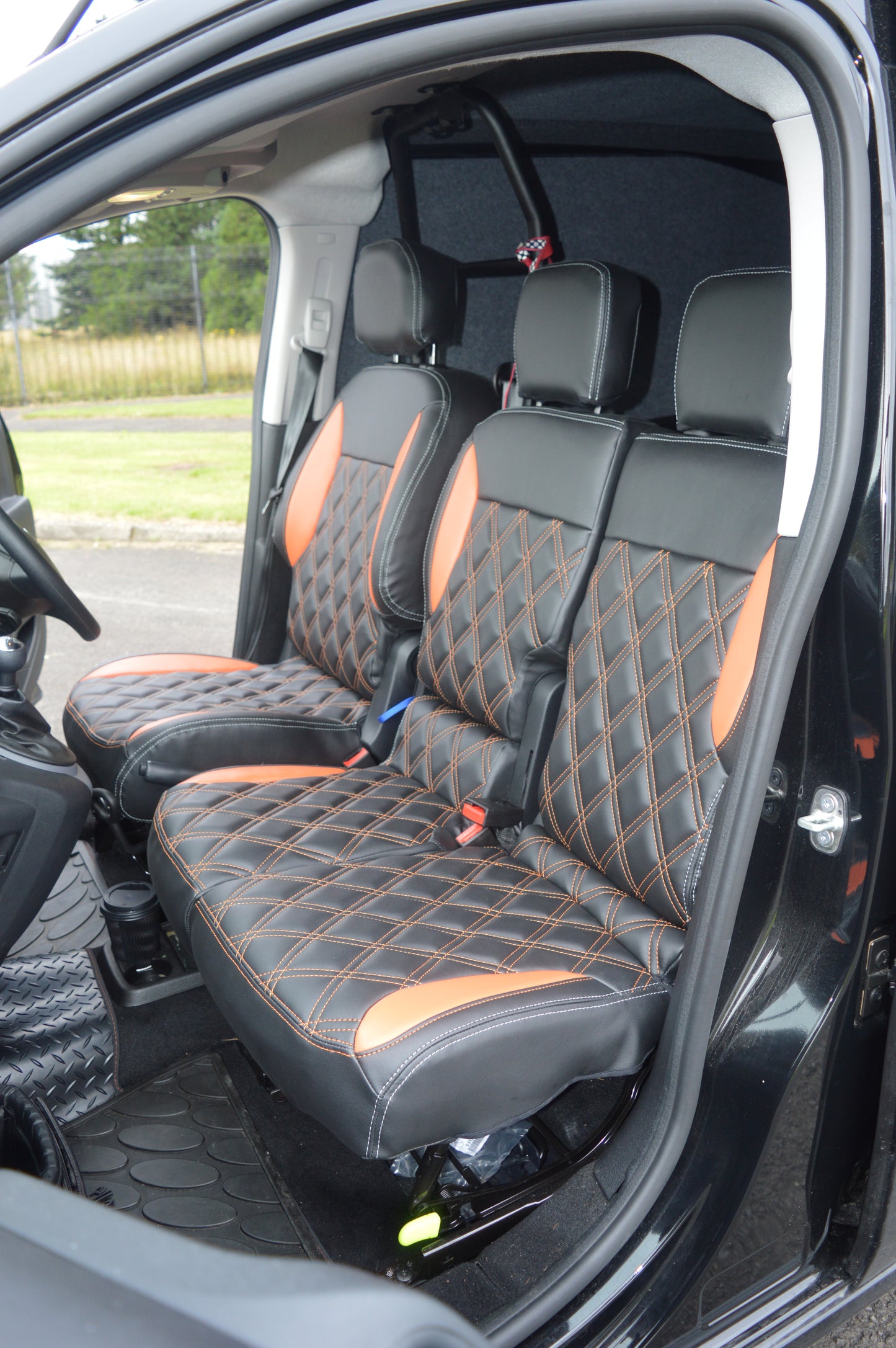 Citroën Berlingo Seat Covers (2008+) | Waterproof Diamond Quilted Leatherette | Custom Made to Order