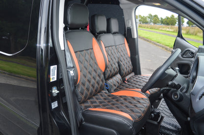 Citroën Berlingo Seat Covers (2008+) | Waterproof Diamond Quilted Leatherette | Custom Made to Order