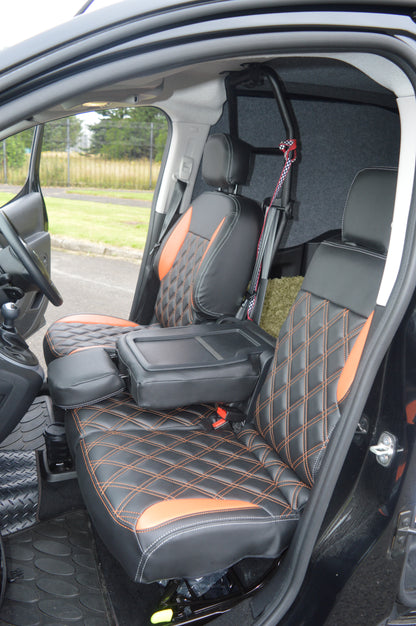 Citroën Berlingo Seat Covers (2008+) | Waterproof Diamond Quilted Leatherette | Custom Made to Order