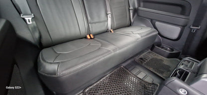 Land Rover Defender SWB 2020 onwards Black leatherette with carbon fibre inserts - 5 Seater