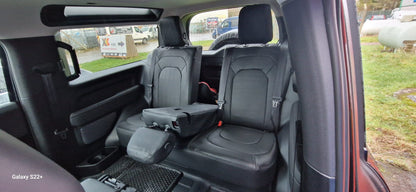 Land Rover Defender SWB 2020 onwards Black leatherette with carbon fibre inserts - 5 Seater