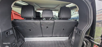 Land Rover Defender SWB 2020 onwards Black leatherette with carbon fibre inserts - 5 Seater