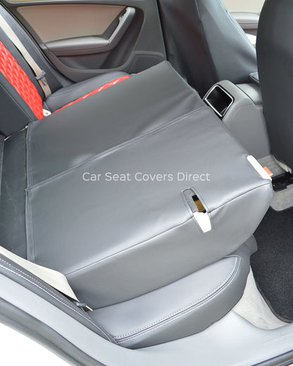 Audi A4 B8 - Black & Red Leatherette Diamonds