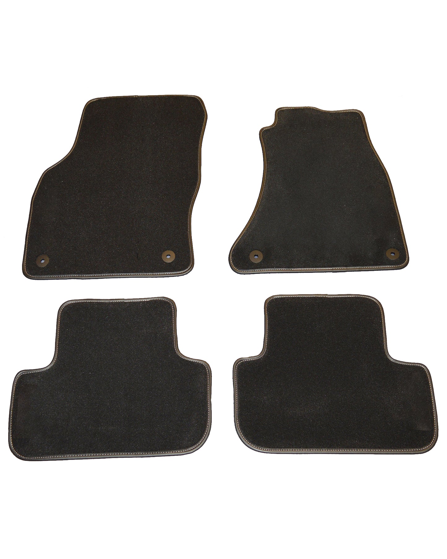 Audi A6 Luxury Car Mats S Line logos