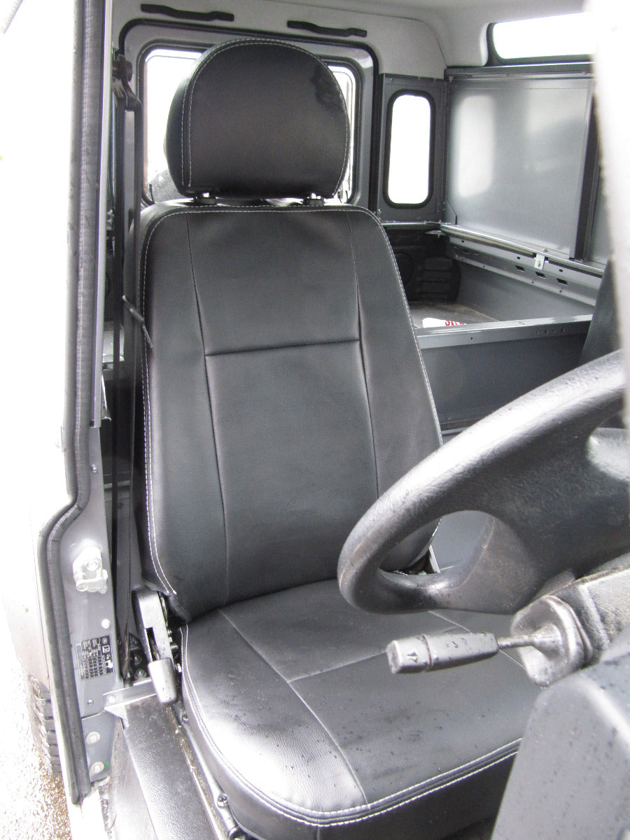 Land Rover Defender Black leatherette seat covers