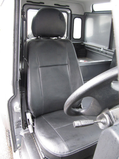 Land Rover Defender Black leatherette seat covers