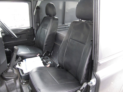 Land Rover Defender Black leatherette seat covers