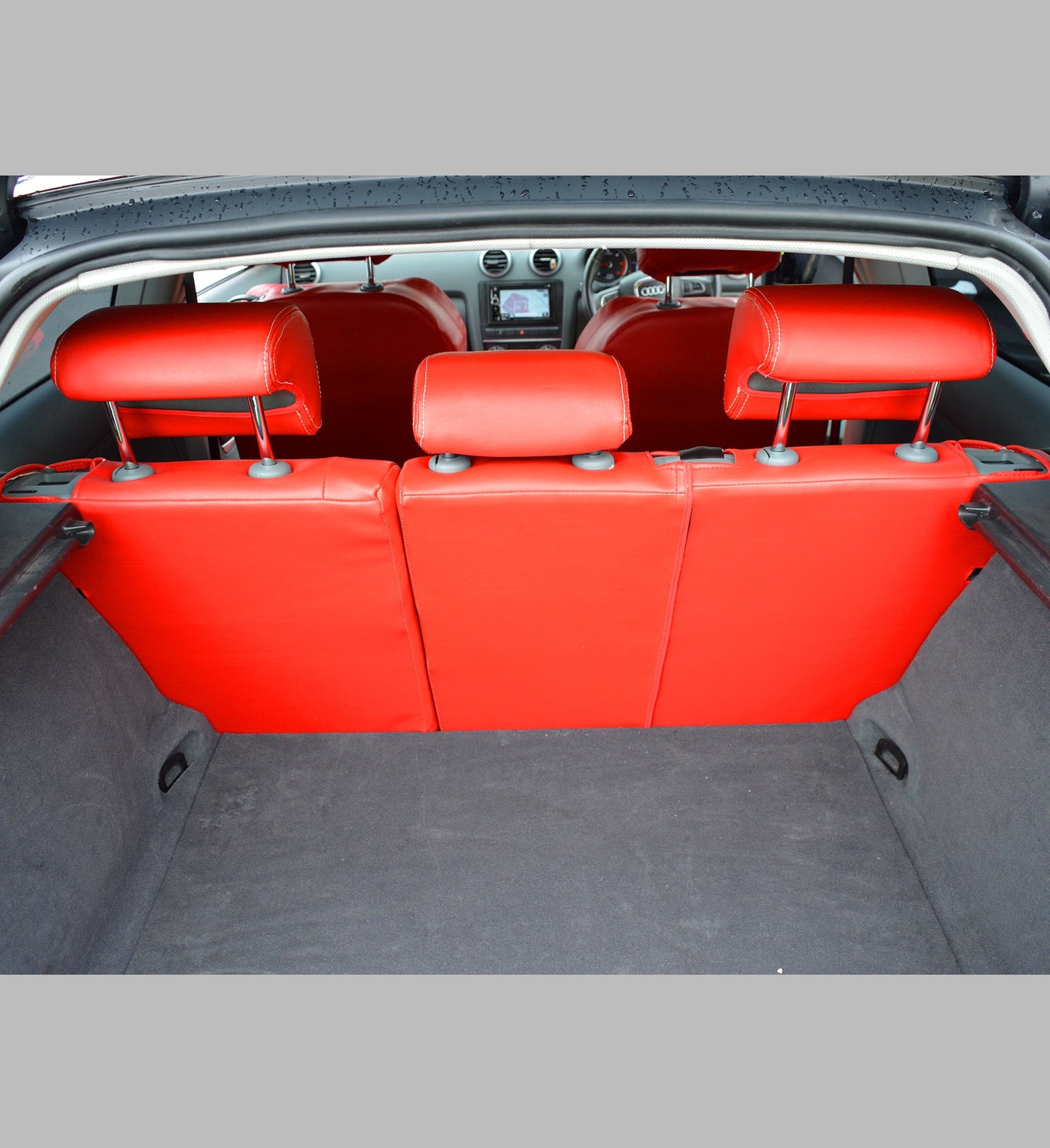 Audi A3 S Line Red & Charcoal Car Seat Covers