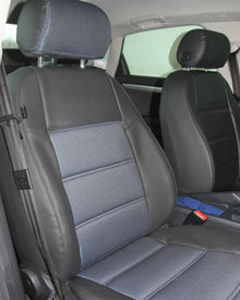 Audi A4 B7 - Black Leatherette & Fabric Centre