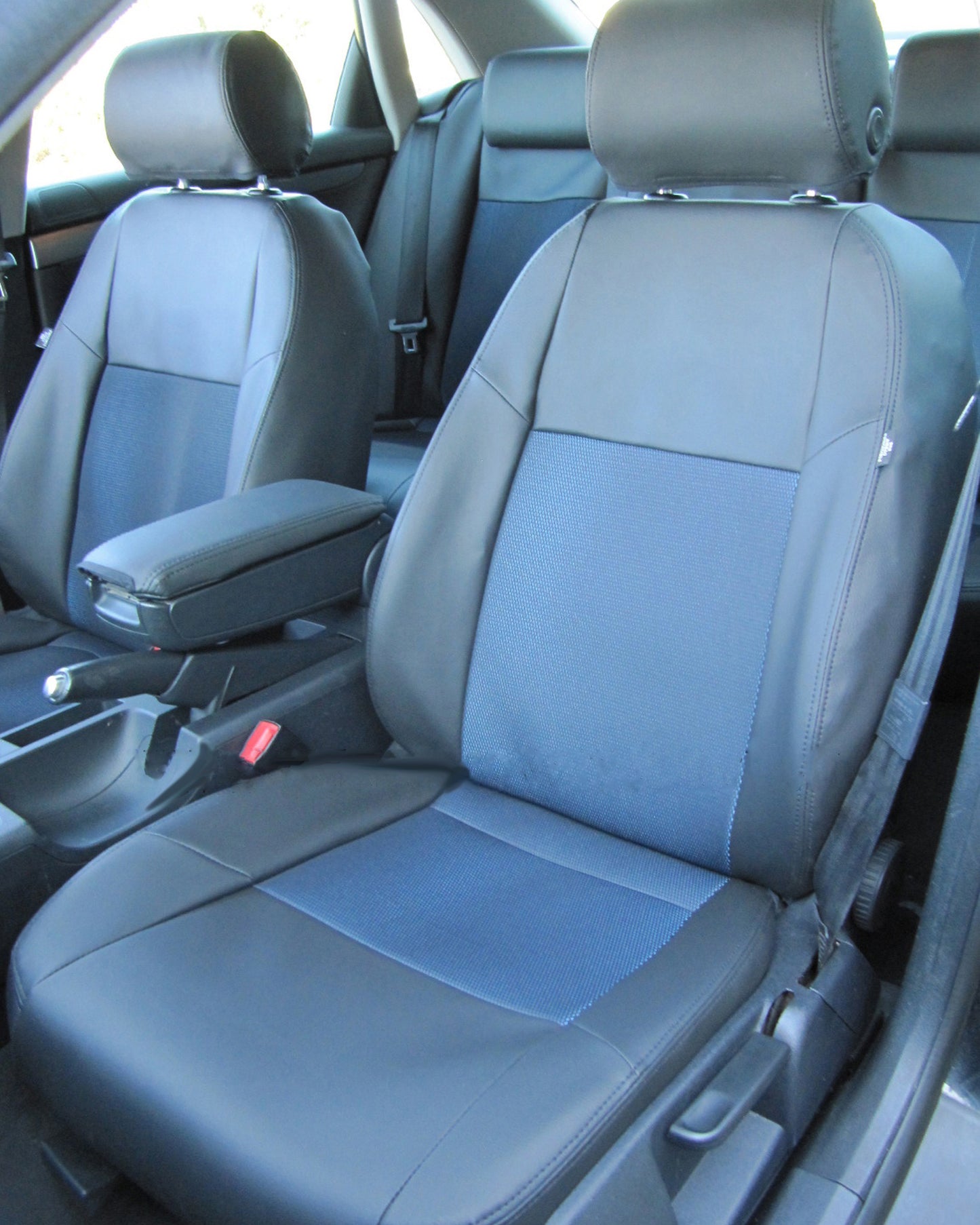 Audi A4 - Black Leatherette/Cloth Centres