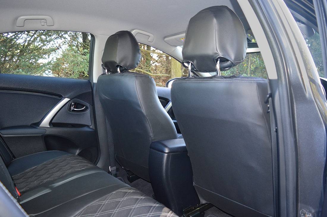 Toyota Avensis Leather & Cloth Seat Covers 2009 - 2015