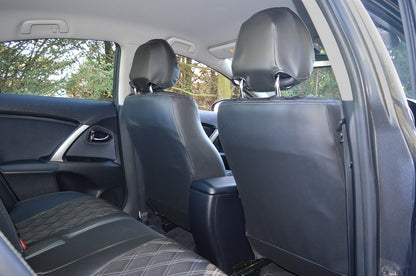 Toyota Avensis Leather & Cloth Seat Covers 2009 - 2015