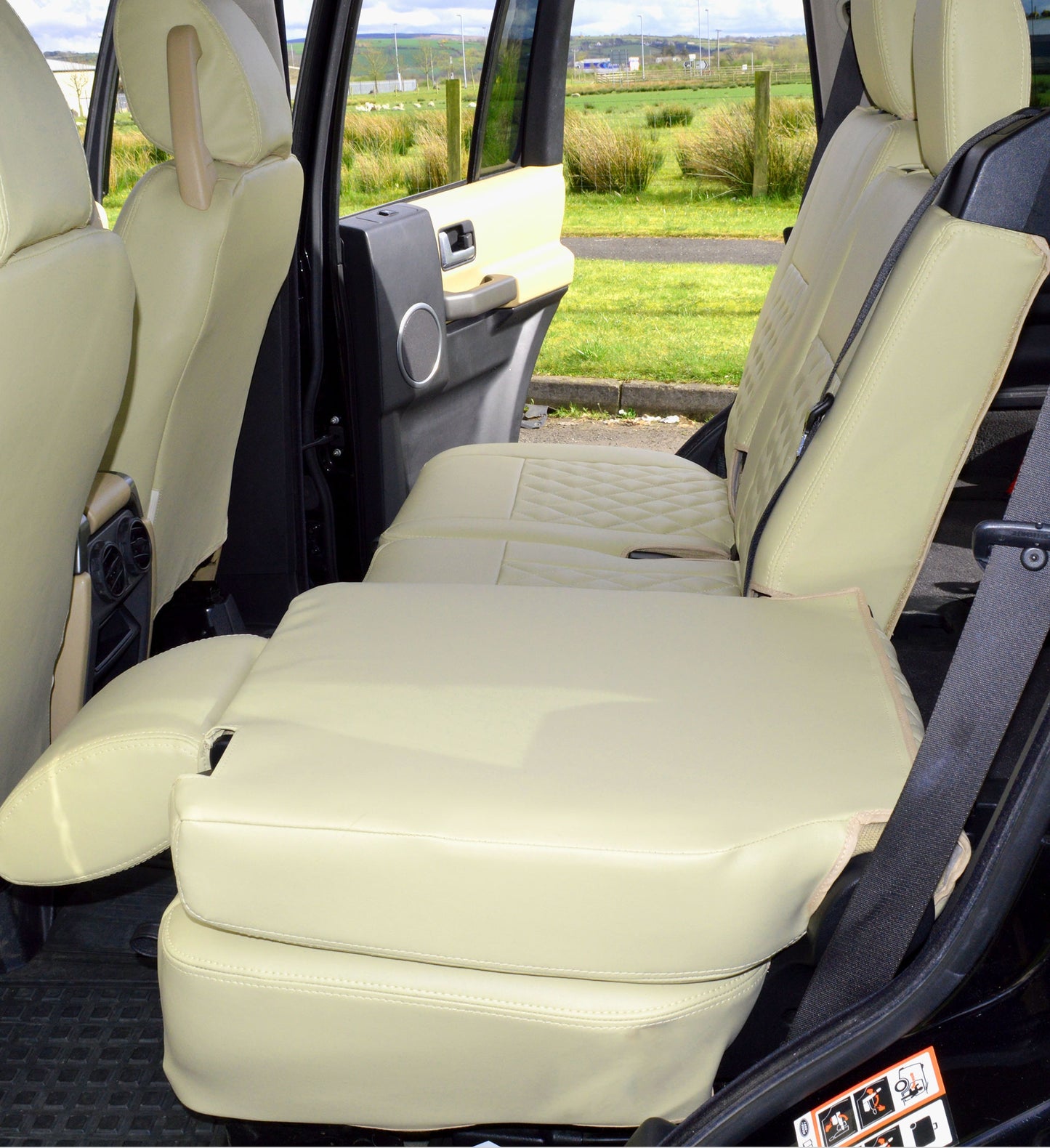 Land Rover Discovery 3 Tailored Beige Waterproof Seat Covers