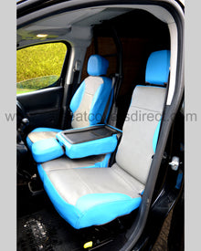 Citroen Berlingo Seat Covers - Blue with Grey Centres 2008-2018