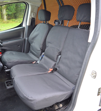 Citroen Berlingo Heavy Duty Waterproof Seat Covers 2nd Gen 2008 - 2018