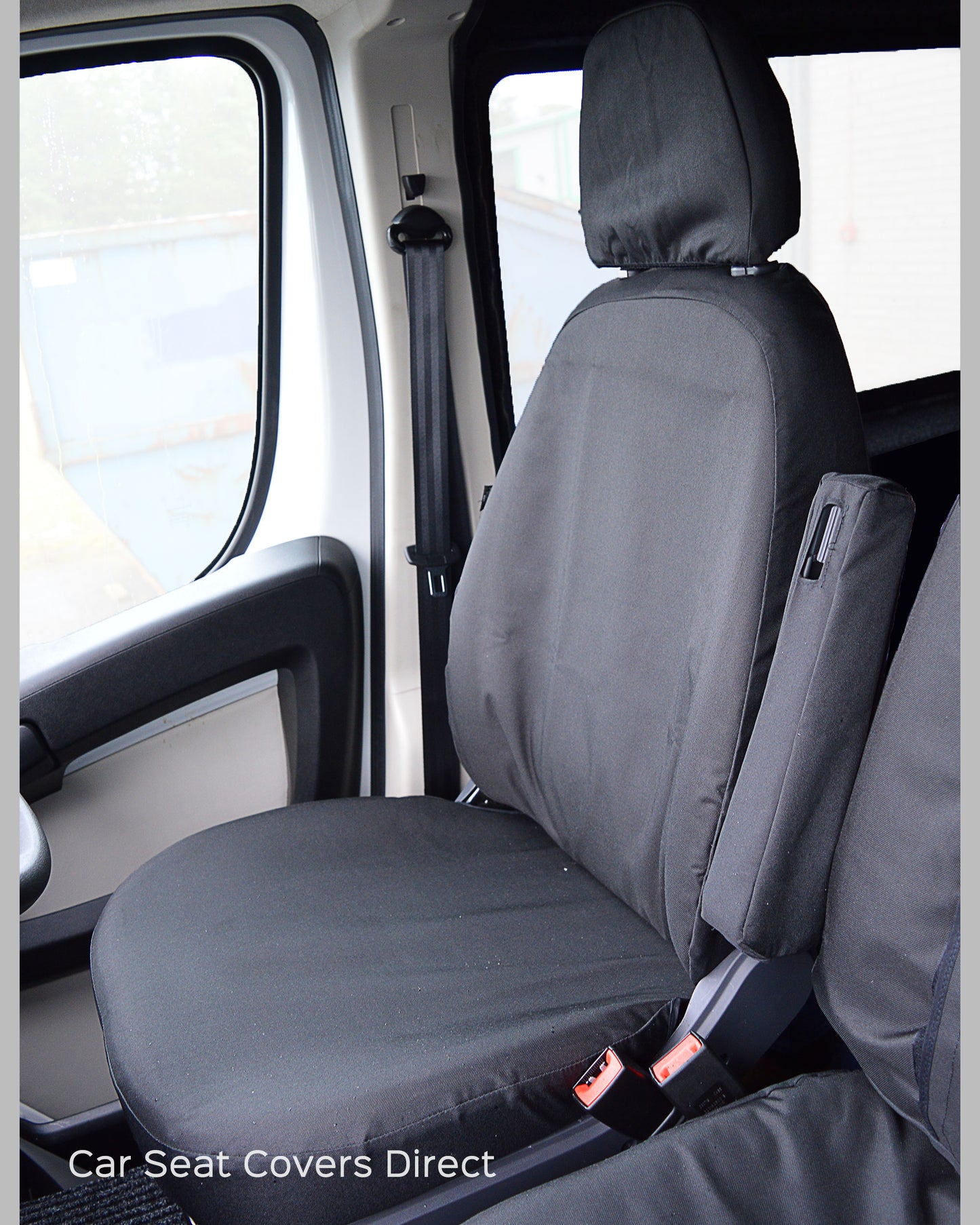 Fiat Ducato Extra Heavy Duty Black Seat Covers