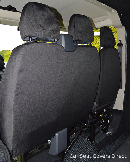 Peugeot Boxer Extra Heavy Duty Black Seat Covers