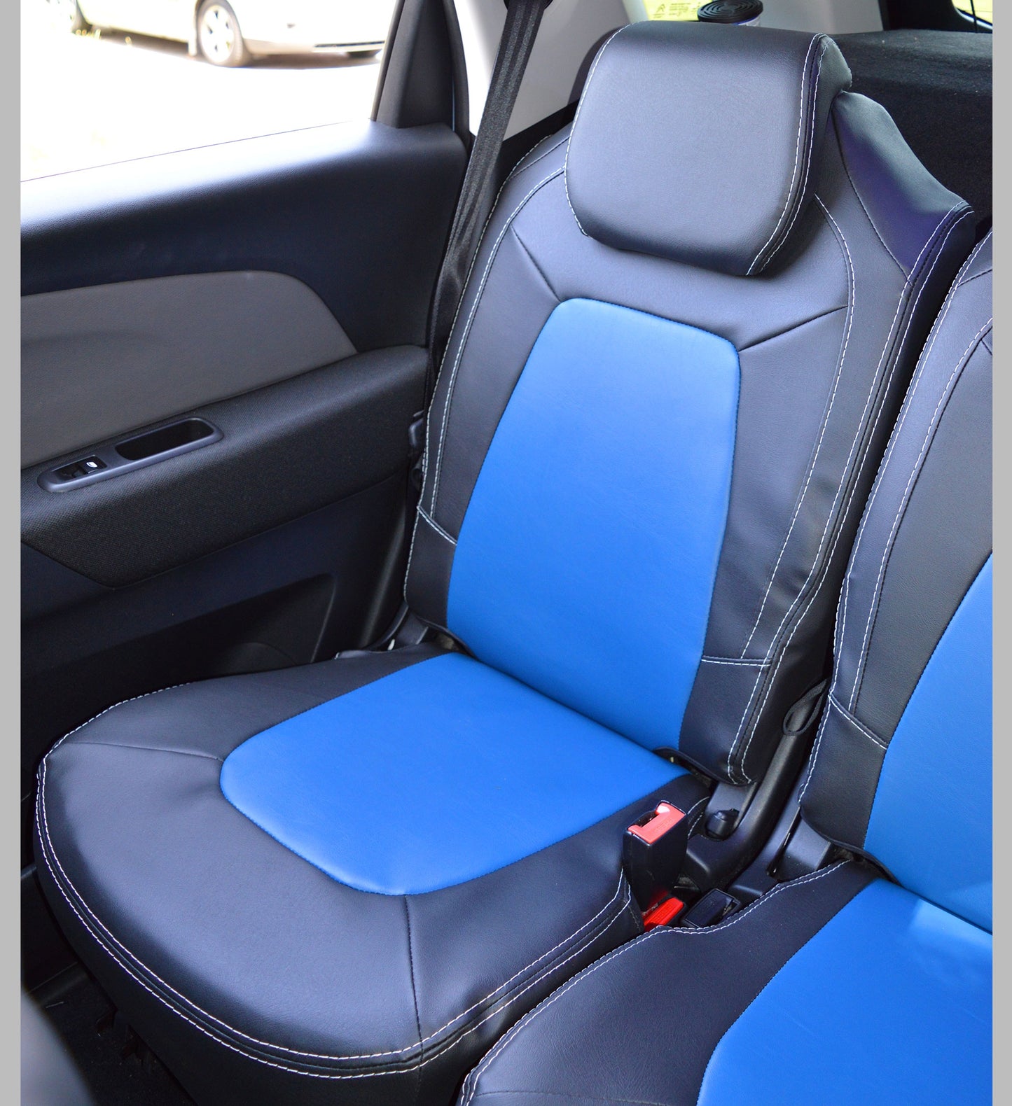 Citroen C4 Picasso Tailored Seat Covers - Charcoal & New Lupin Blue (2013 - Present) - 5 seater