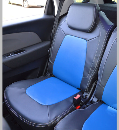 Citroen C4 Picasso Tailored Seat Covers - Charcoal & New Lupin Blue (2013 - Present) - 5 seater
